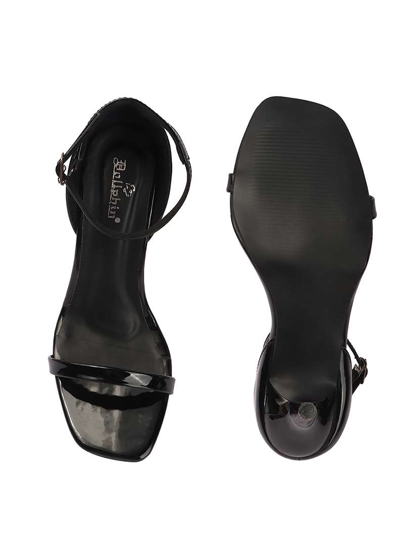 women solid ankle strap heels - 22307597 -  Standard Image - 5