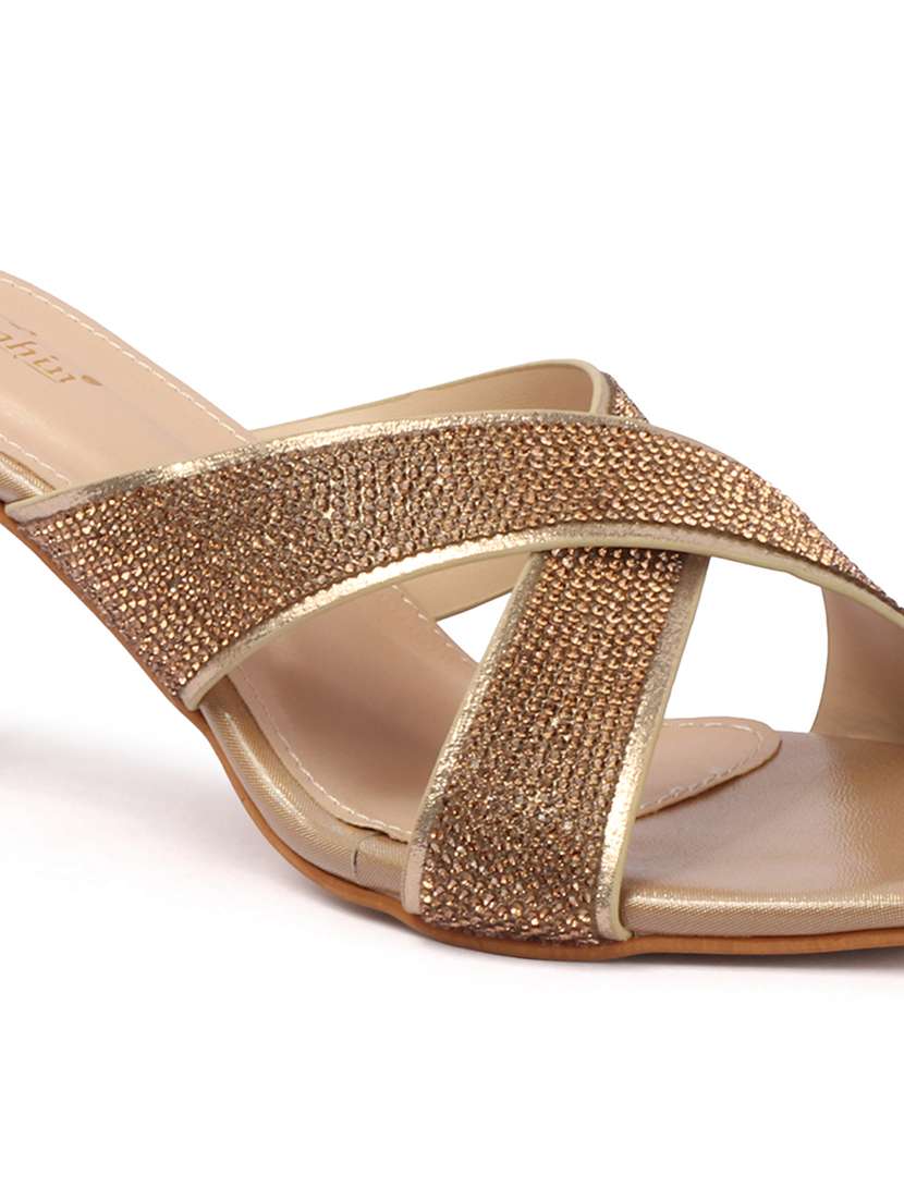 women embellished slip on sandal - 22307599 -  Standard Image - 5