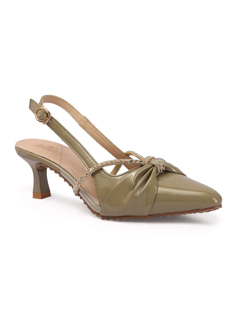 women embellished back strap pump - 22307608 -  Standard Image - 3