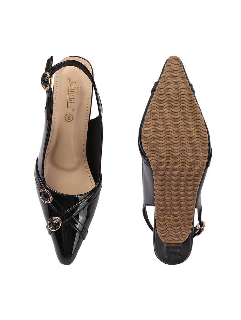 women embellished back strap sandal - 22307609 -  Standard Image - 5