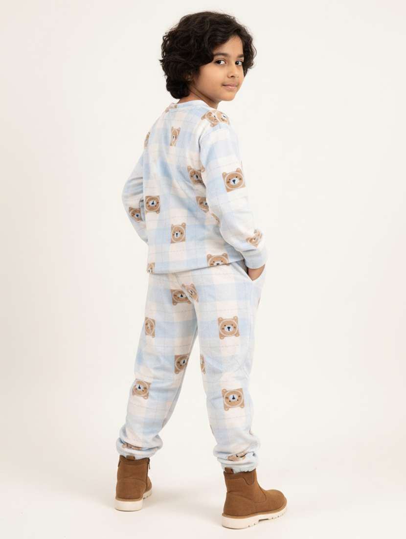 boys printed nightwear pyjama set - 22307643 -  Standard Image - 3