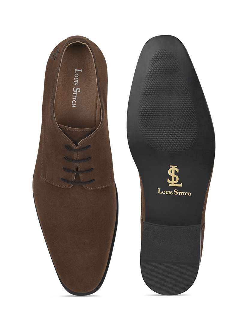 men brown lace up derby - 22307668 -  Standard Image - 5