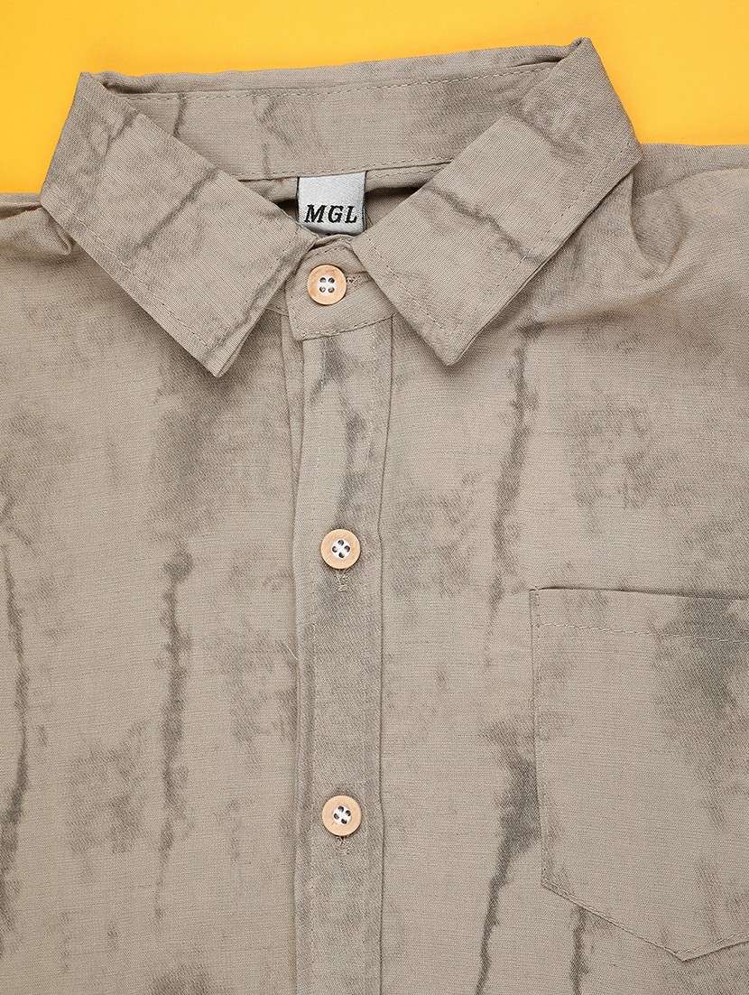 boys printed short sleeve collared shirt - 22309860 -  Standard Image - 3