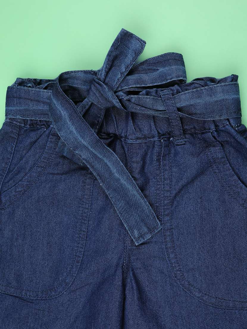 blue poly cotton plain jean - 22310262 -  Standard Image - 3