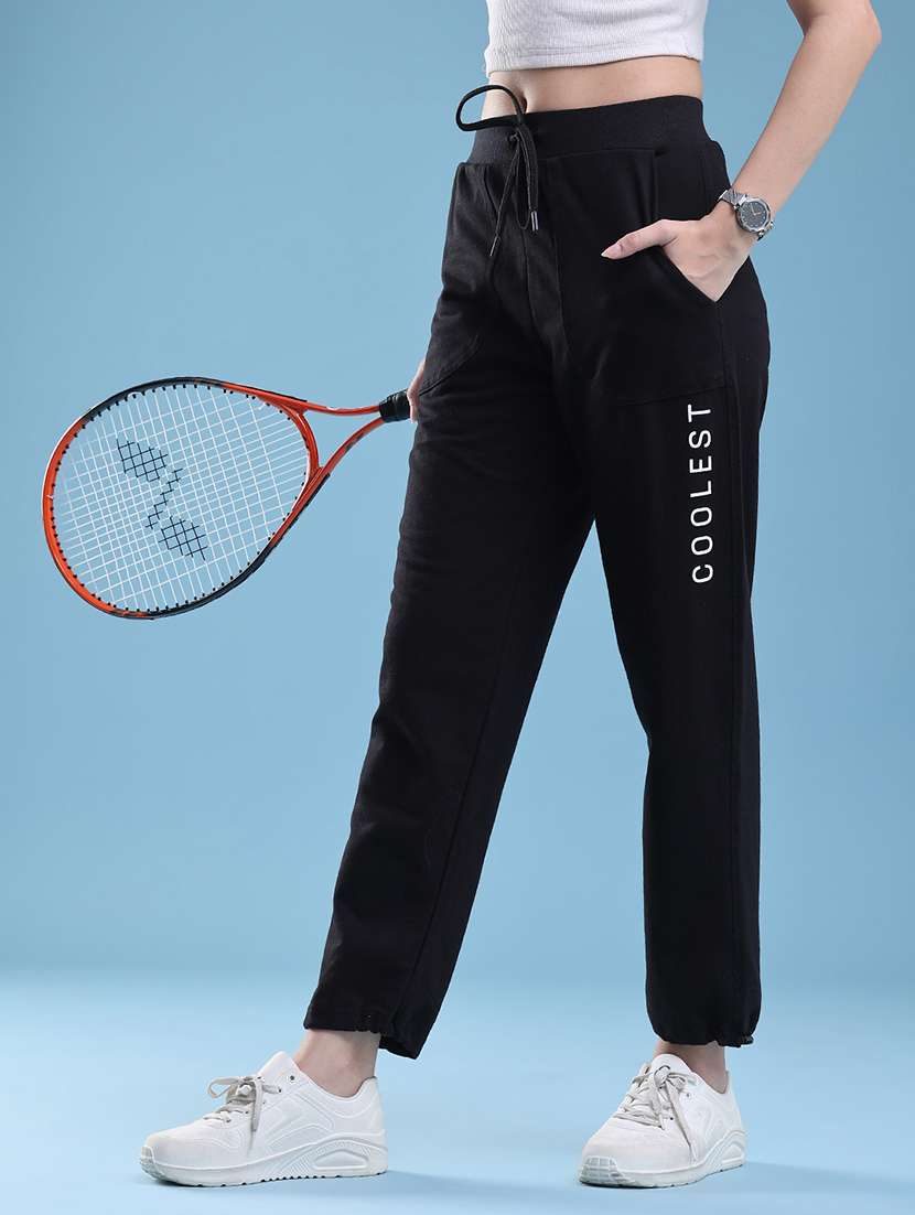 women printed mid rise regular fit jogger