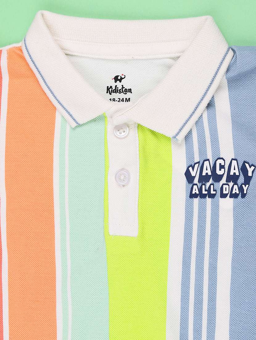 multi colored cotton placement print tee - 22310365 -  Standard Image - 3