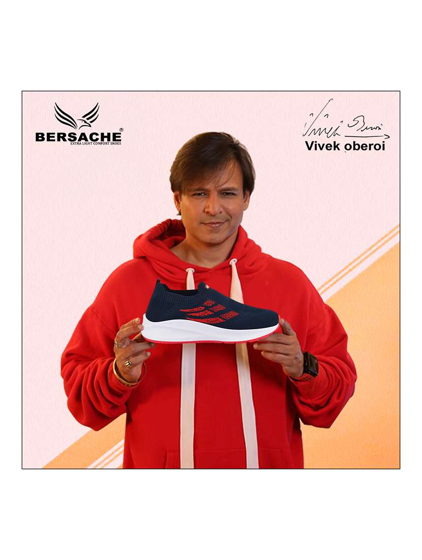 men navy blue slip on sport shoe - 22310472 -  Standard Image - 5