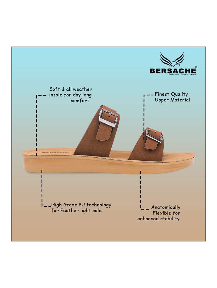 women solid slip on flat sandal - 22310490 -  Standard Image - 3