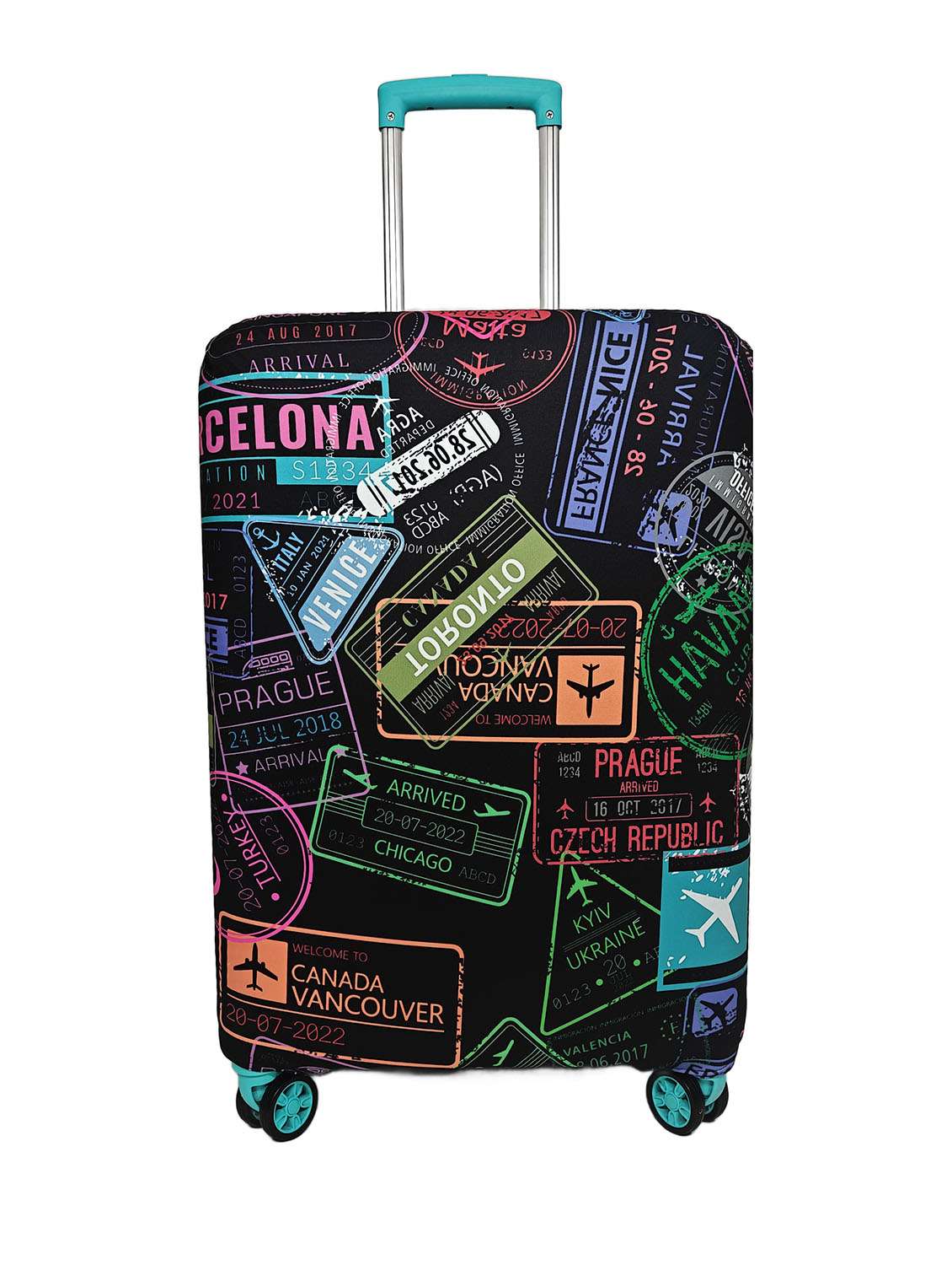 nt creation printed luggage cover