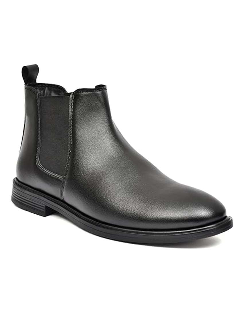men black slip on boot - 22310544 -  Standard Image - 3