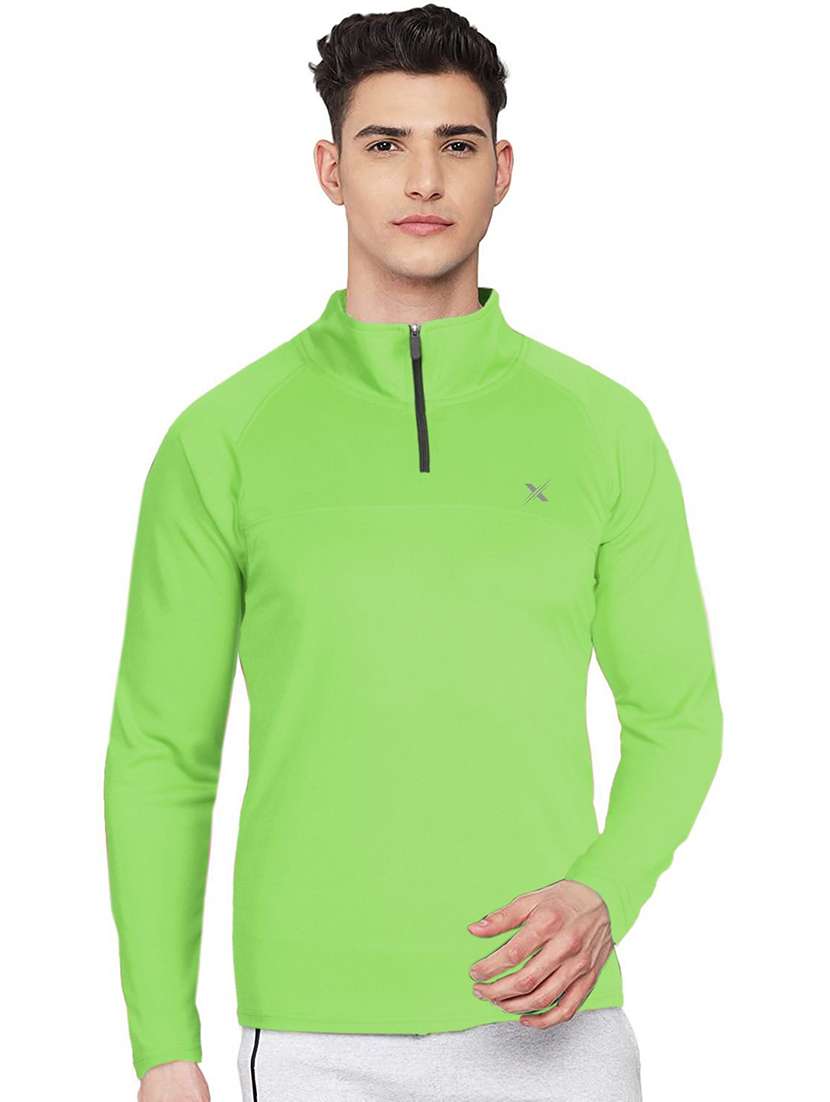 men solid long sleeve dry fit t-shirt