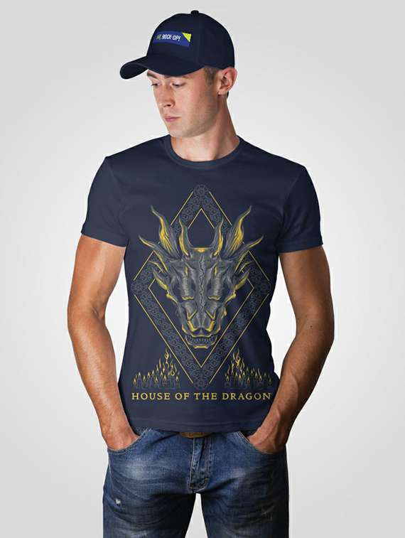 men printed short sleeve regular fit t-shirt
