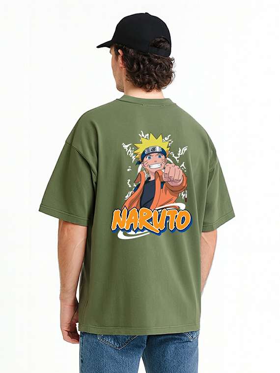 men printed short sleeve oversized t-shirt