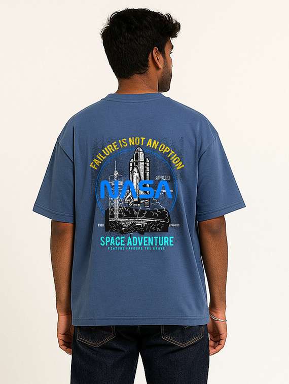 men printed short sleeve oversized t-shirt