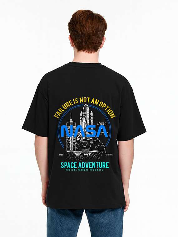 men printed short sleeve oversized t-shirt