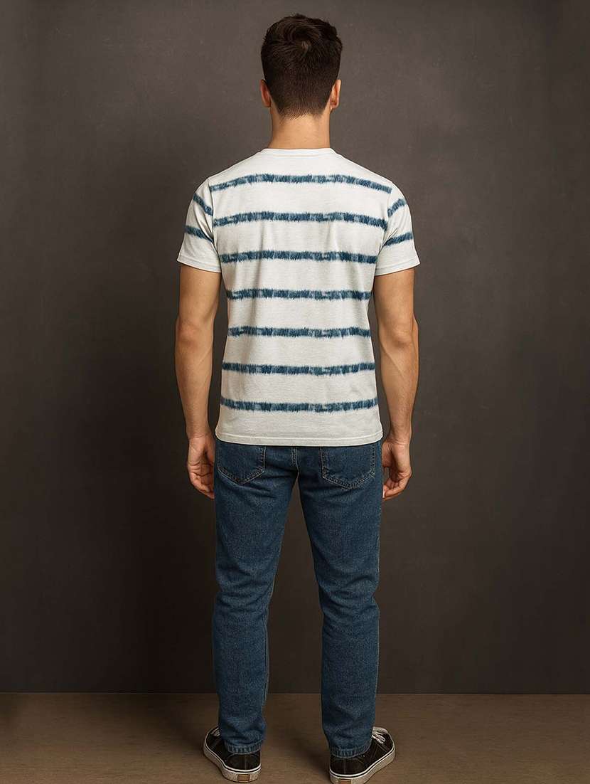 Men Printed Short Sleeve Regular Fit T-shirt - 22310970 -  Standard Image - 3