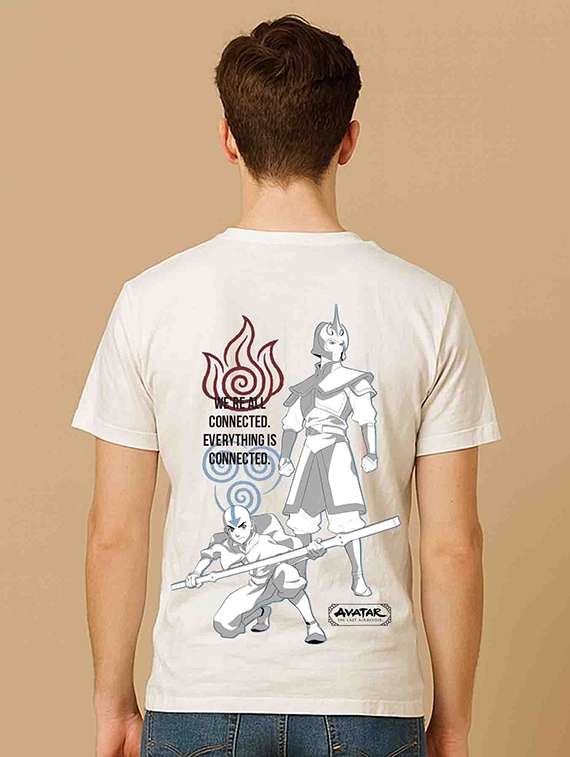 men printed short sleeve regular fit t-shirt