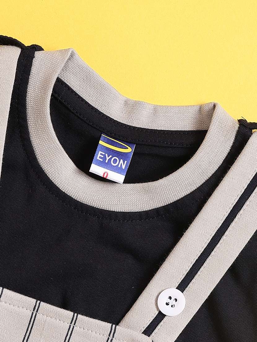 grey cotton dungarees coords set - 22311791 -  Standard Image - 3