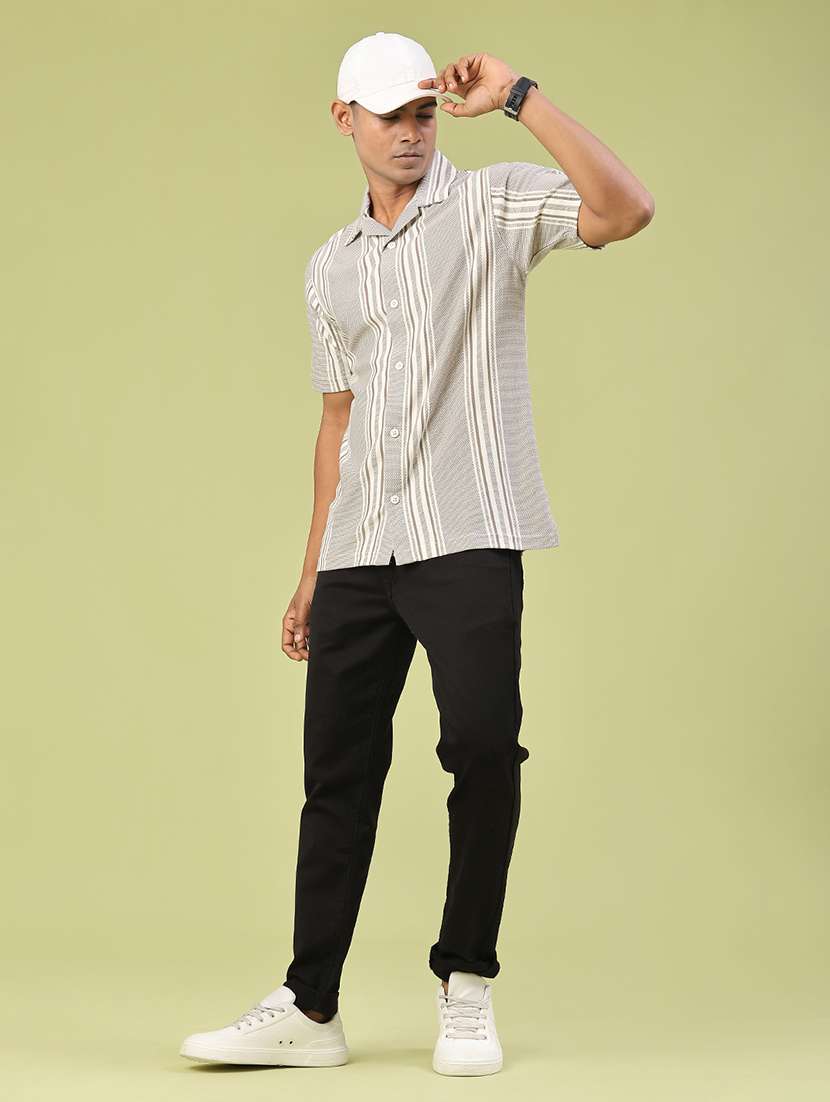 men plain mid rise full length jeans - 22311895 -  Standard Image - 5