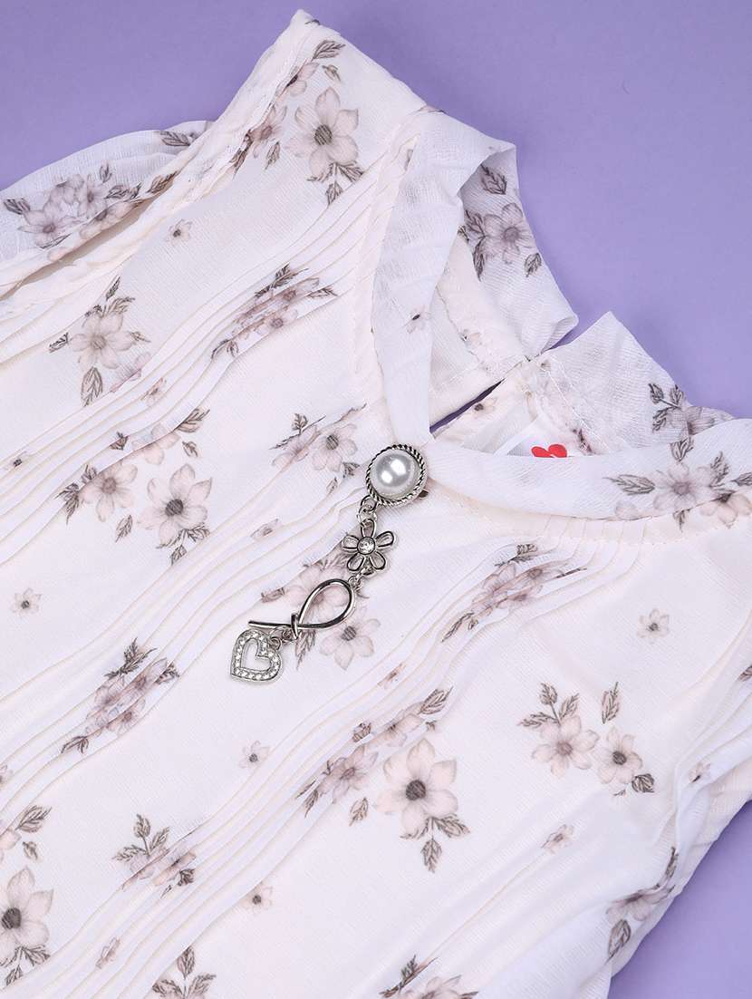 girls printed top and short set - 22312017 -  Standard Image - 3