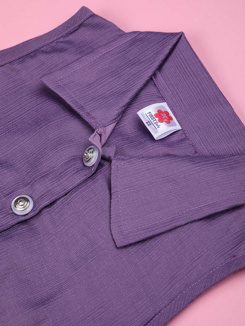 girls embroidered top and short set - 22312019 -  Standard Image - 3