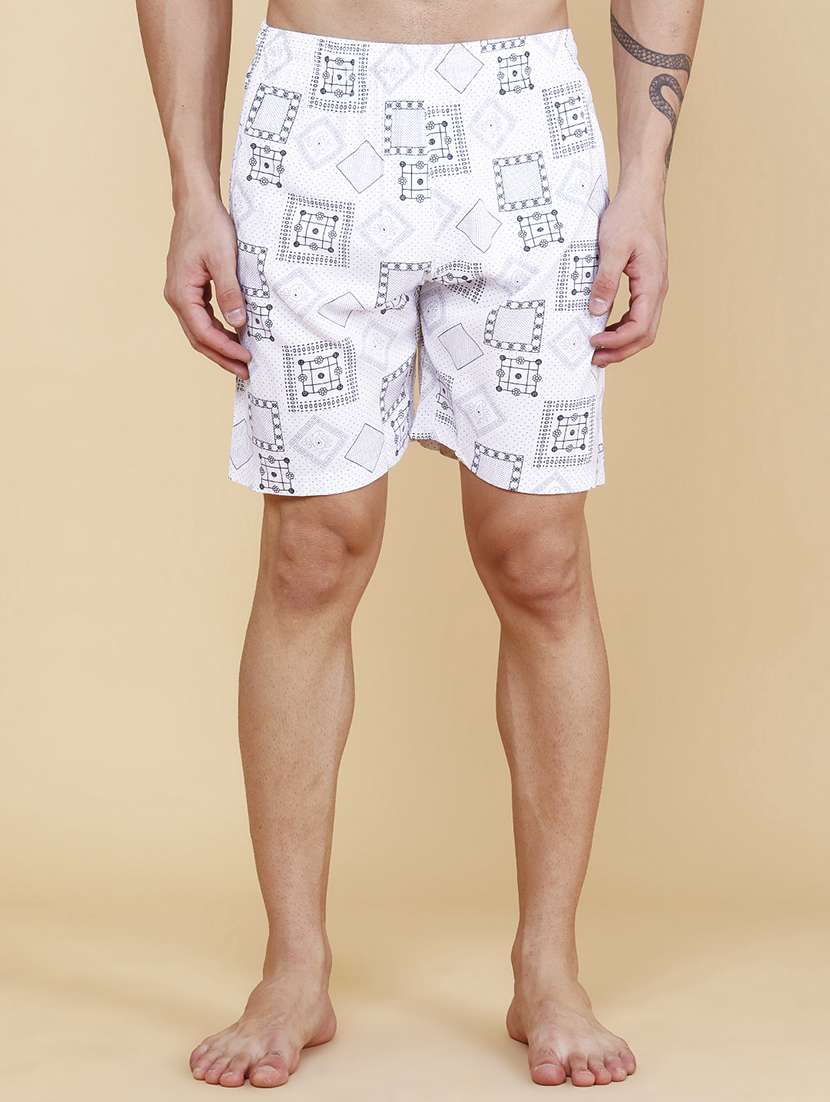 Men Printed Short Sleeves Shirt And Shorts Co-ord Set - 22312142 -  Standard Image - 5