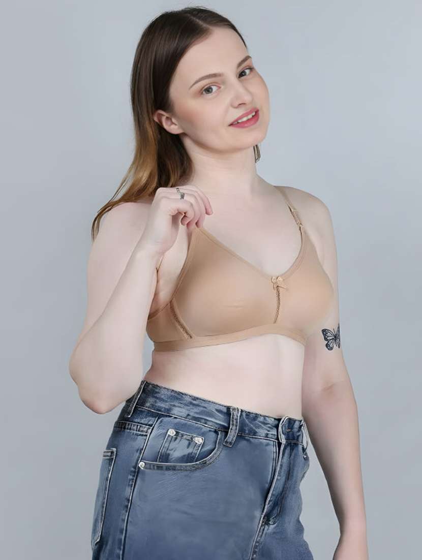 women solid non wired t-shirt bra