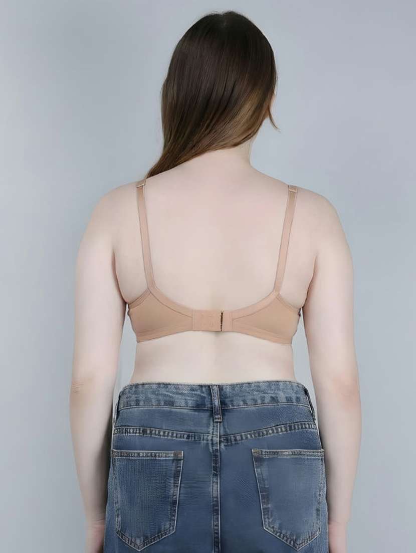 women solid non wired t-shirt bra - 22312616 -  Standard Image - 3