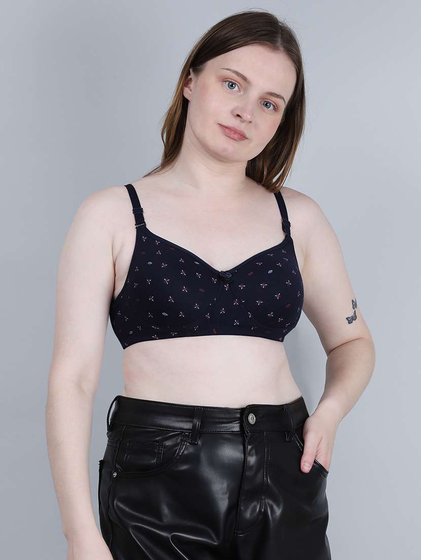 women printed non wired t-shirt bra