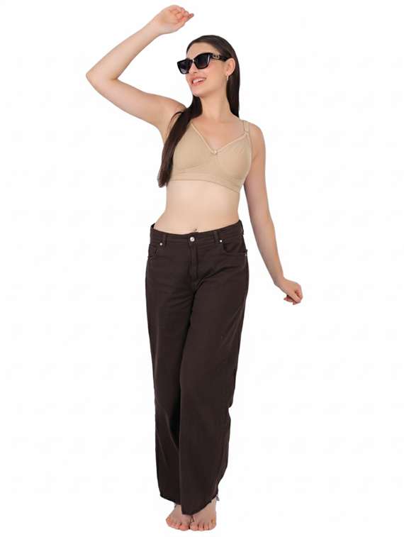 women solid non wired t-shirt bra - 22312623 -  Standard Image - 5