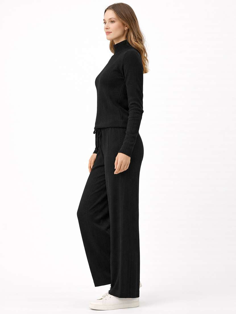women solid winter wear co-ord set - 22312659 -  Standard Image - 3