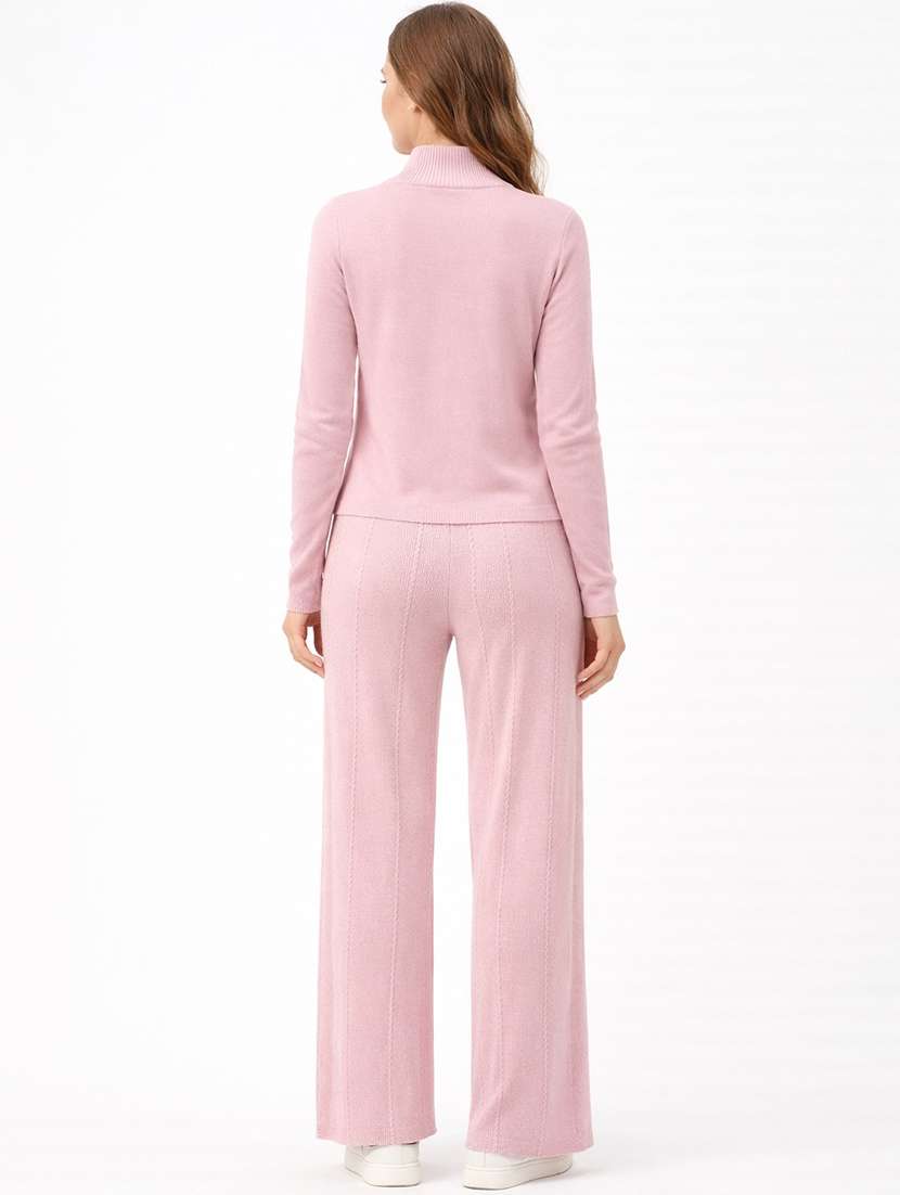 women solid winter wear co-ord set - 22312660 -  Standard Image - 3