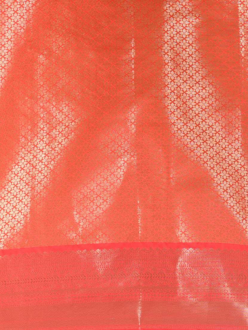 Women Self Design Bordered Saree With Blouse - 22312692 -  Standard Image - 5