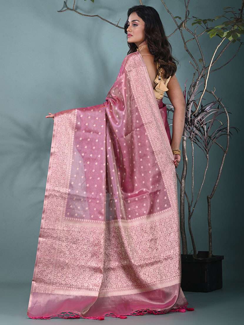 women self design bordered saree with blouse - 22312696 -  Standard Image - 3