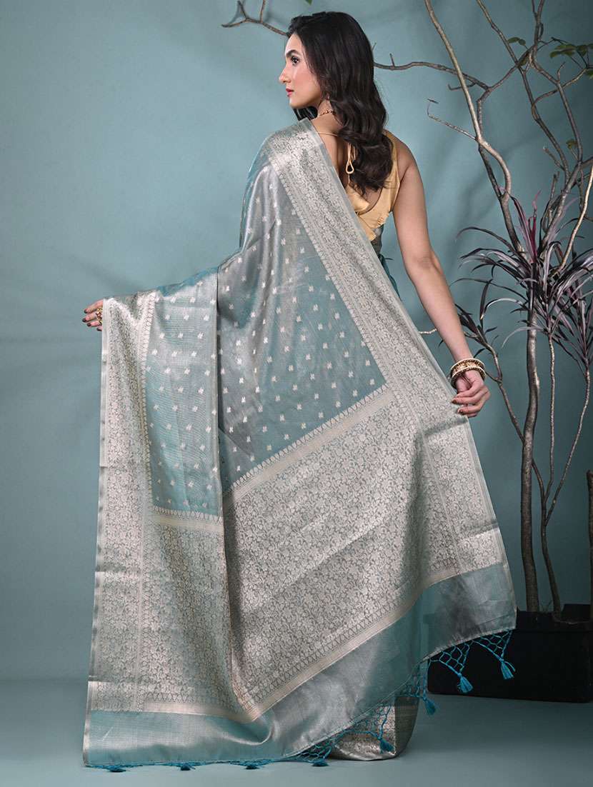 women self design bordered saree with blouse - 22312699 -  Standard Image - 3
