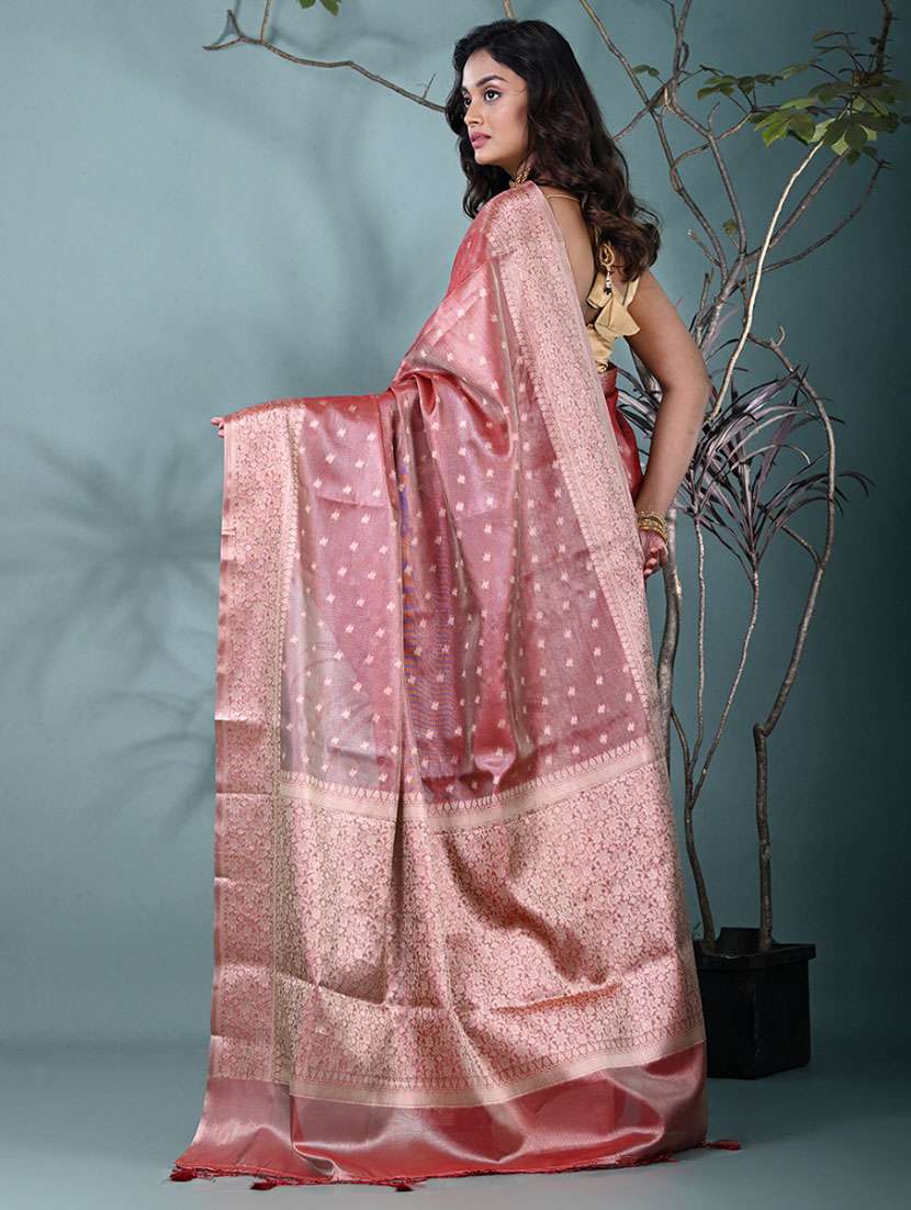 women self design bordered saree with blouse - 22312704 -  Standard Image - 3