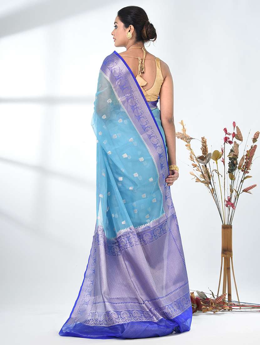 women self design bordered saree with blouse - 22312719 -  Standard Image - 3