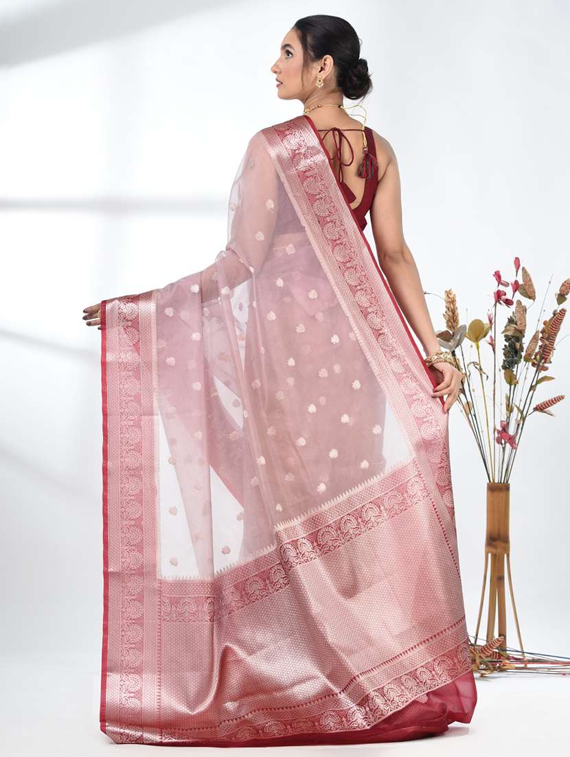 women self design bordered saree with blouse - 22312720 -  Standard Image - 3