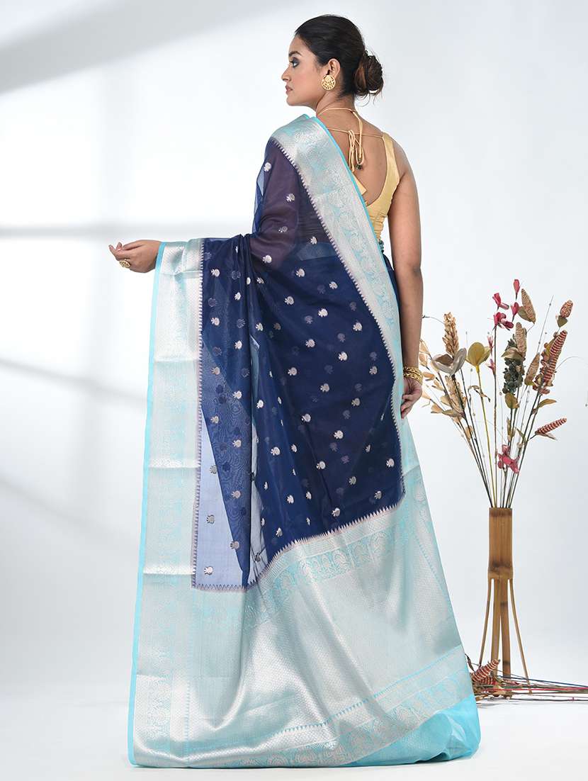 women self design bordered saree with blouse - 22312722 -  Standard Image - 3