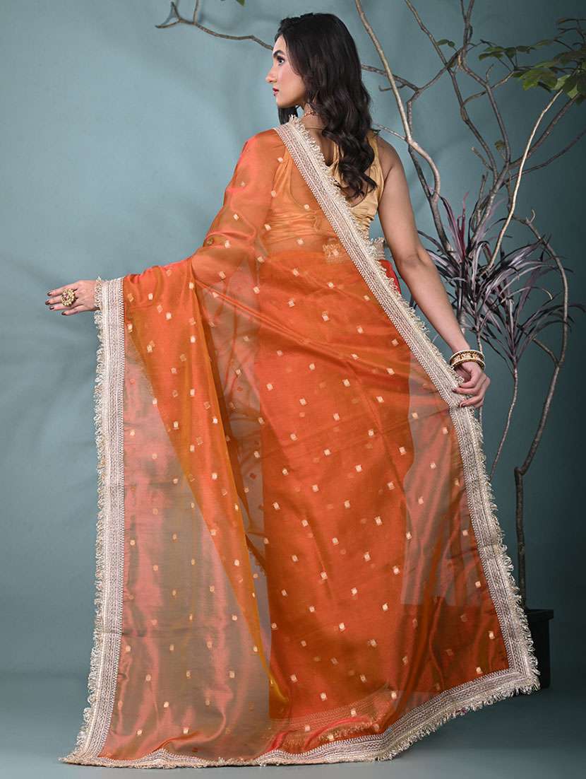 women self design bordered saree with blouse - 22312736 -  Standard Image - 3
