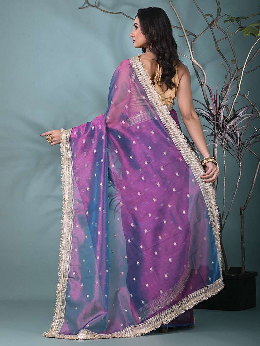 women self design bordered saree with blouse - 22312737 -  Standard Image - 3
