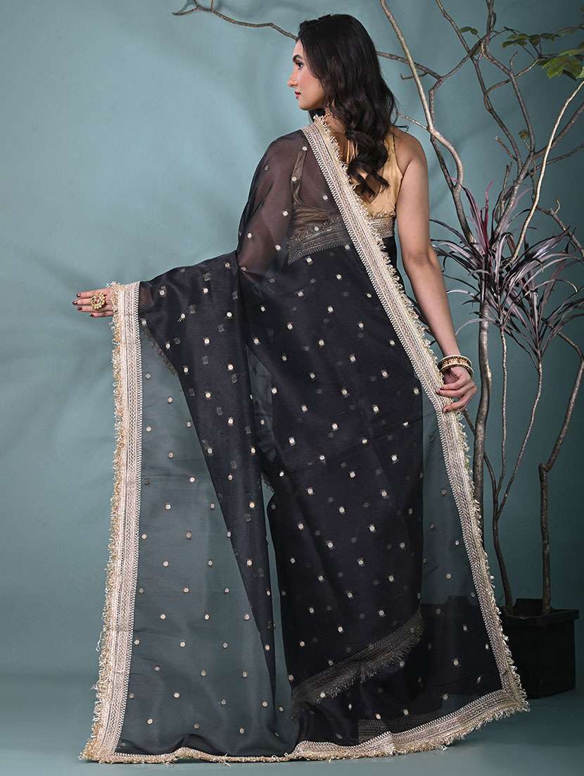 women self design bordered saree with blouse - 22312738 -  Standard Image - 3