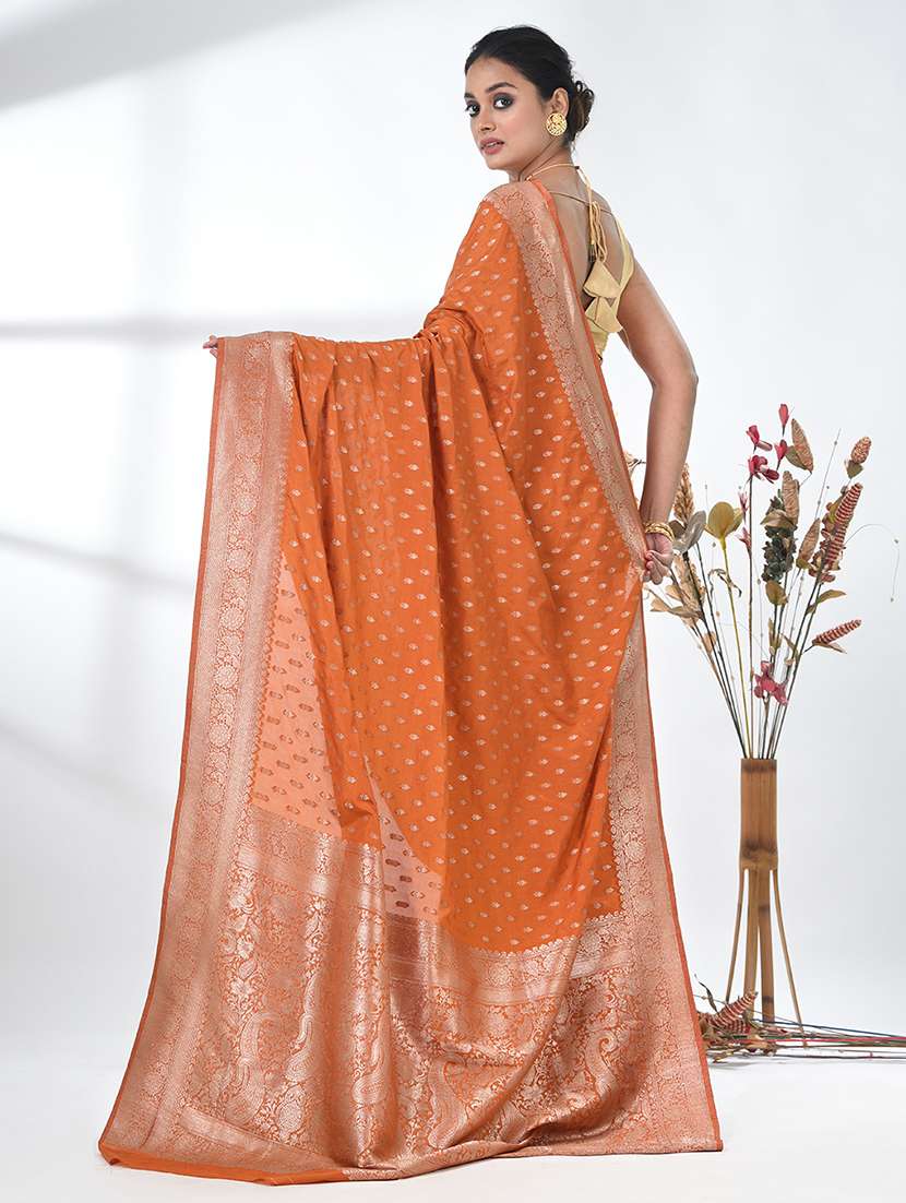 women self design bordered saree with blouse - 22312771 -  Standard Image - 3