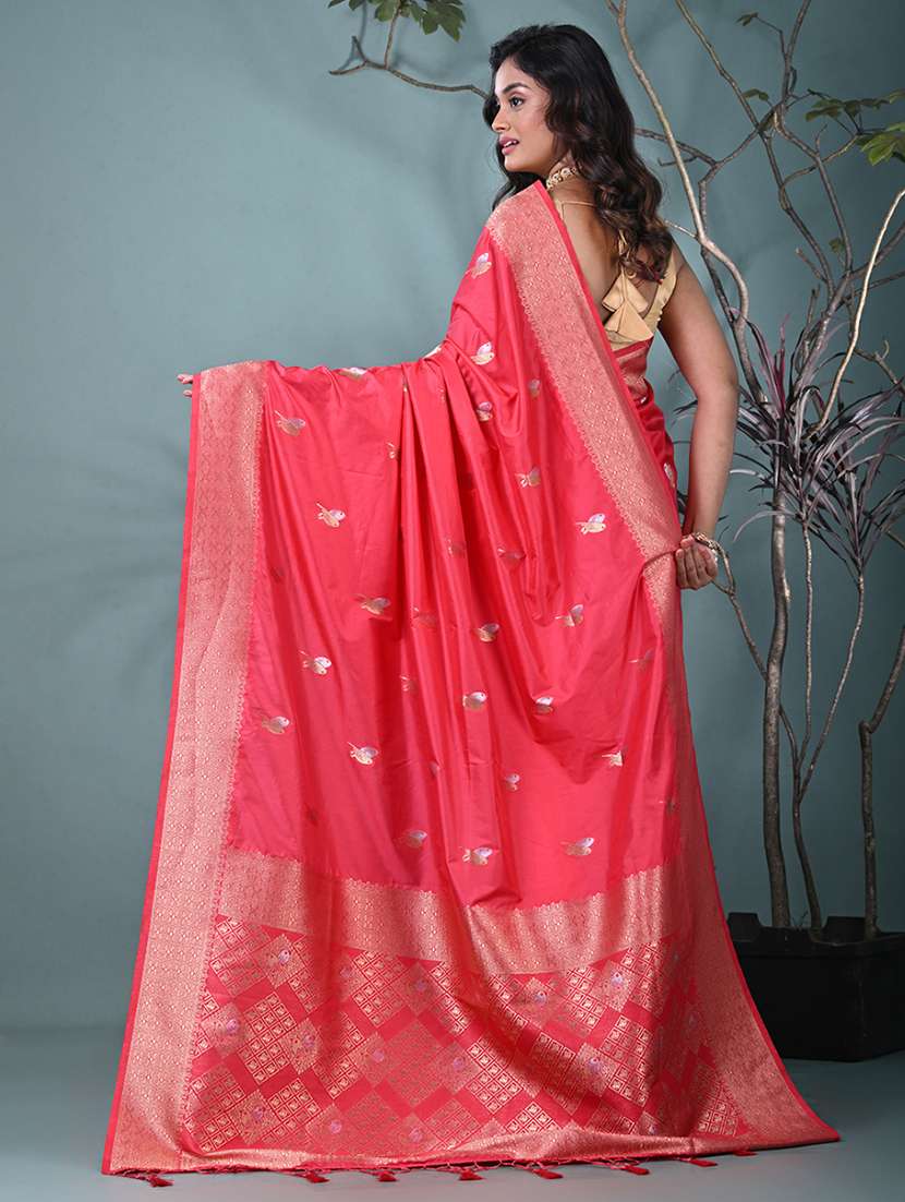 women self design bordered saree with blouse - 22312791 -  Standard Image - 3
