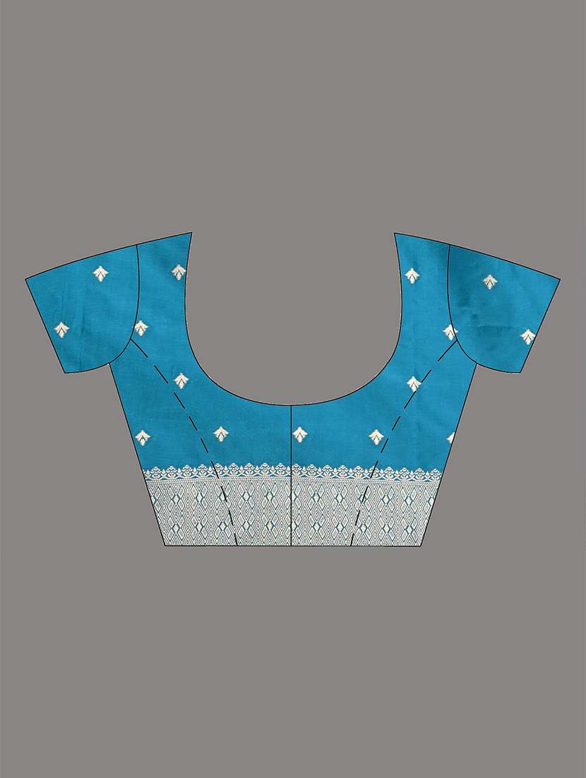 women self design bordered saree with blouse - 22312794 -  Standard Image - 5