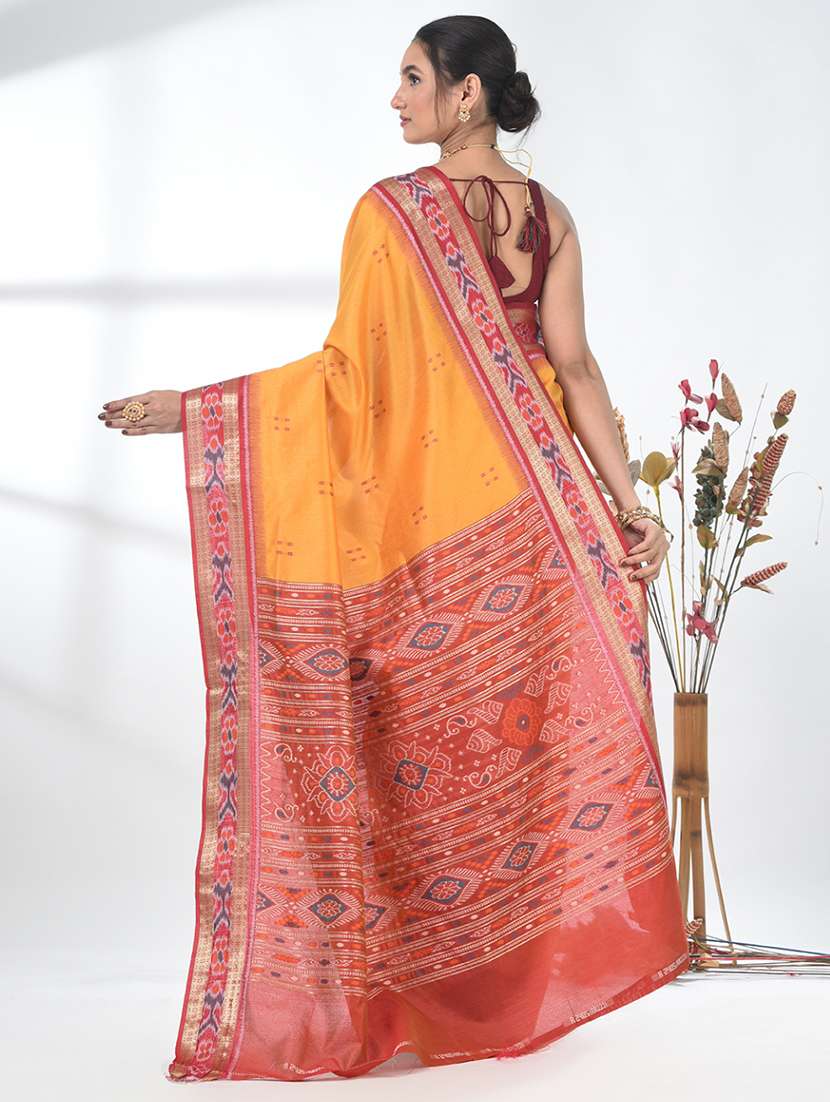 women self design tussar saree with blouse - 22312809 -  Standard Image - 3