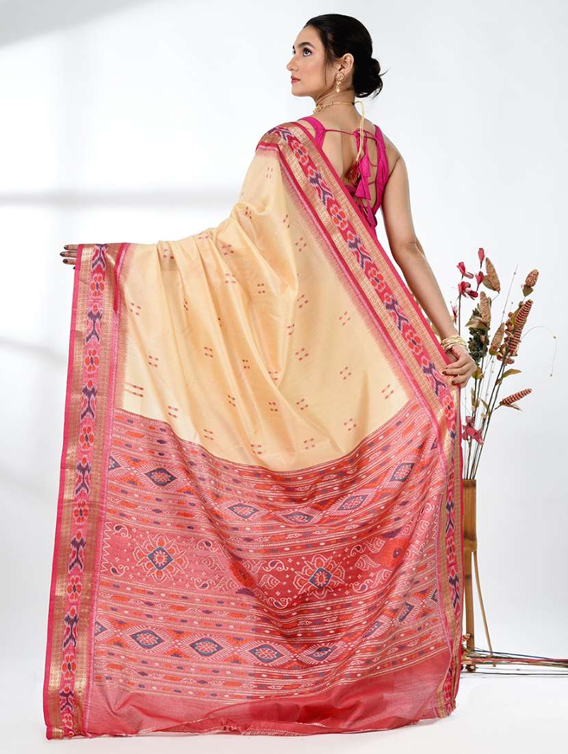 women self design tussar saree with blouse - 22312810 -  Standard Image - 3