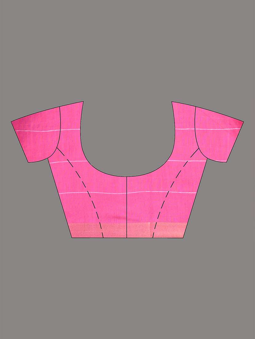 women checkered bordered saree with blouse - 22312833 -  Standard Image - 5