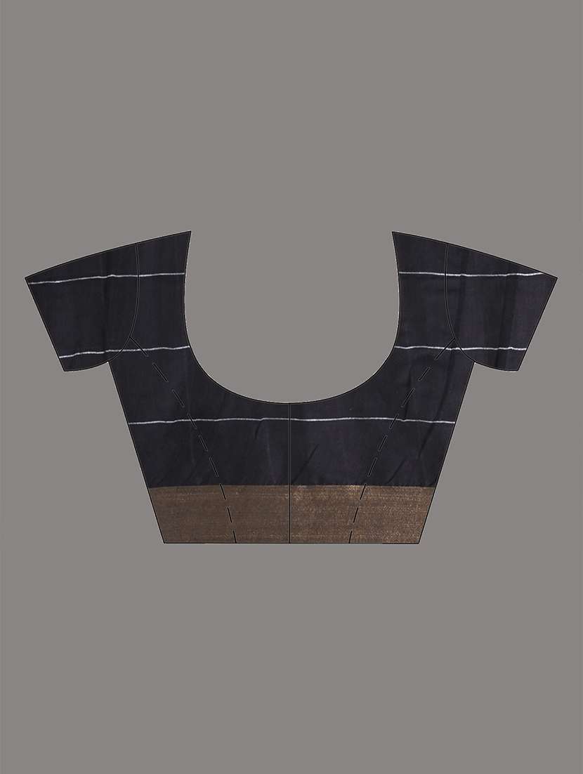 women checkered bordered saree with blouse - 22312836 -  Standard Image - 5