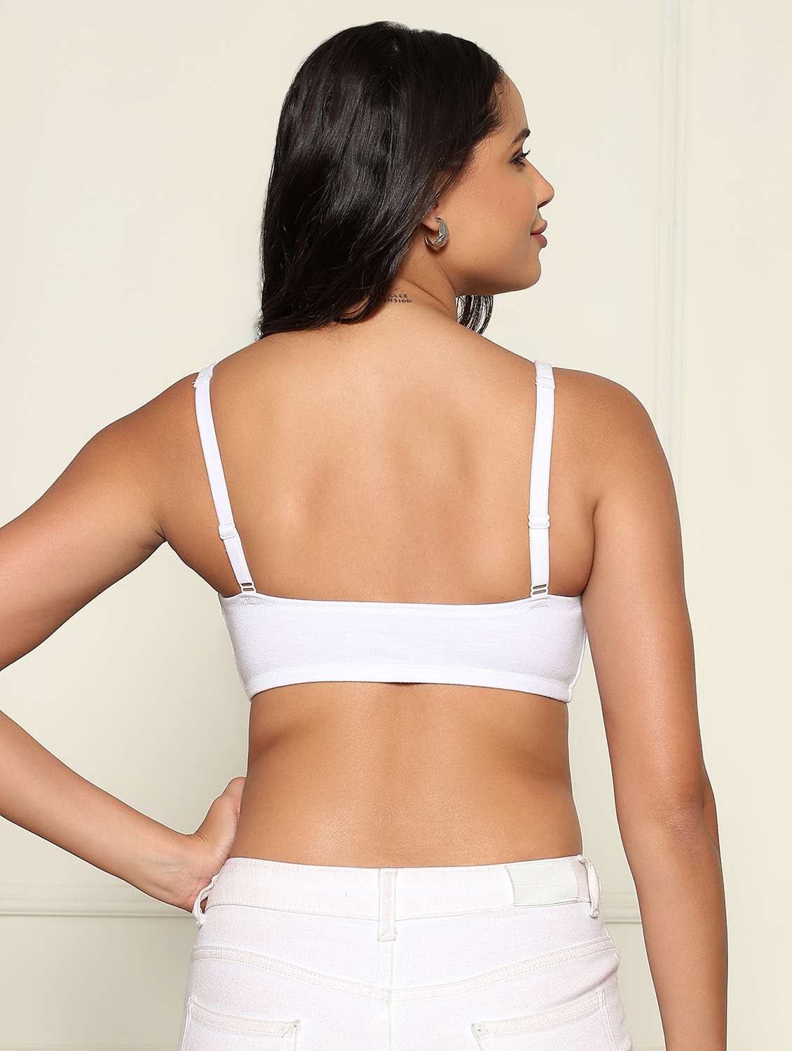 women solid non padded sports bra - 22312849 -  Standard Image - 3